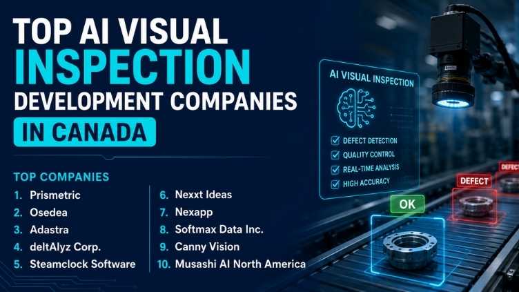 Top AI Visual Inspection Development Companies in Canada